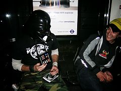 Jedi with his bicycle guru, pic Elisabeth Blanchet Jedi with his bicycle guru, pic Elisabeth Blanchet