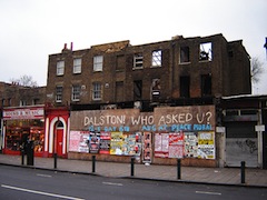 just one of the sights along the route of the Dalston Dynamo just one of the sights along the route of the Dalston Dynamo